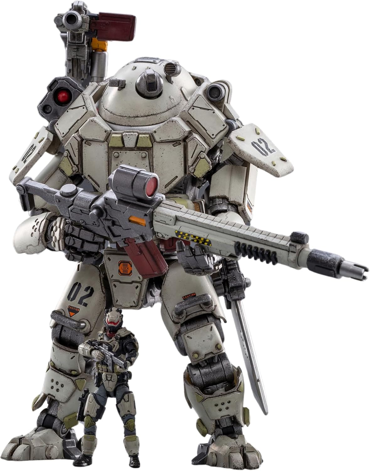 JOYTOY 1/25 Action Figures Iron Wrecker 02 Tactical Mecha Anime Figure Collection Modern Military Model Dark Source