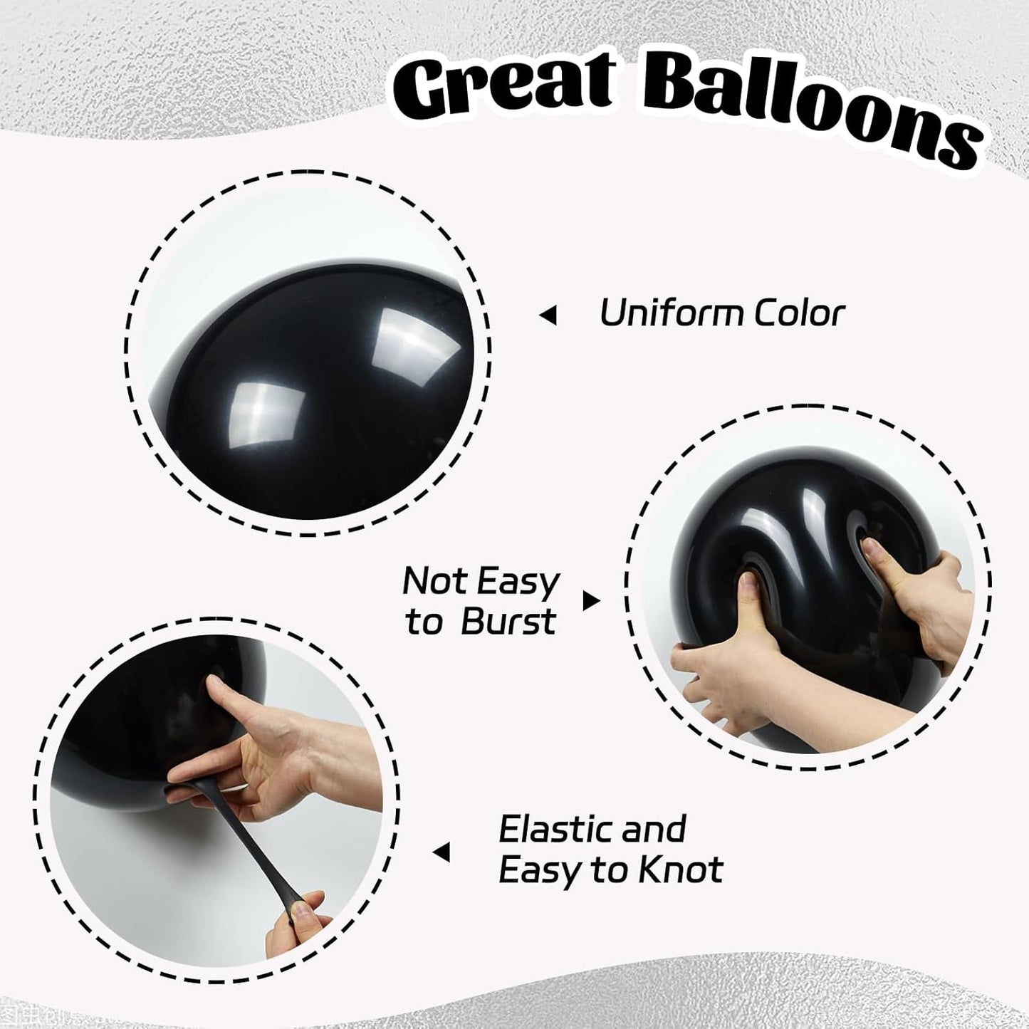 60pcs Black and Silver Balloons 12inch, Black and White Balloons with Metallic Silver Confetti Balloons for Baby Shower Wedding Birthday Graduation Party Decorations