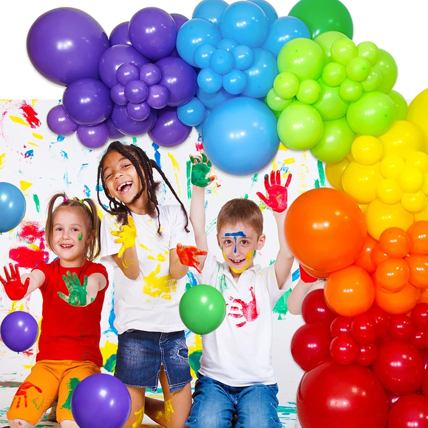 KAWKALSH Purple Balloon Arch Kit 111Pcs 18 12 5 Inch Latex Party Balloons Garland for Birthday Baby Shower Wedding Engagement Anniversary Christmas Party Decorations