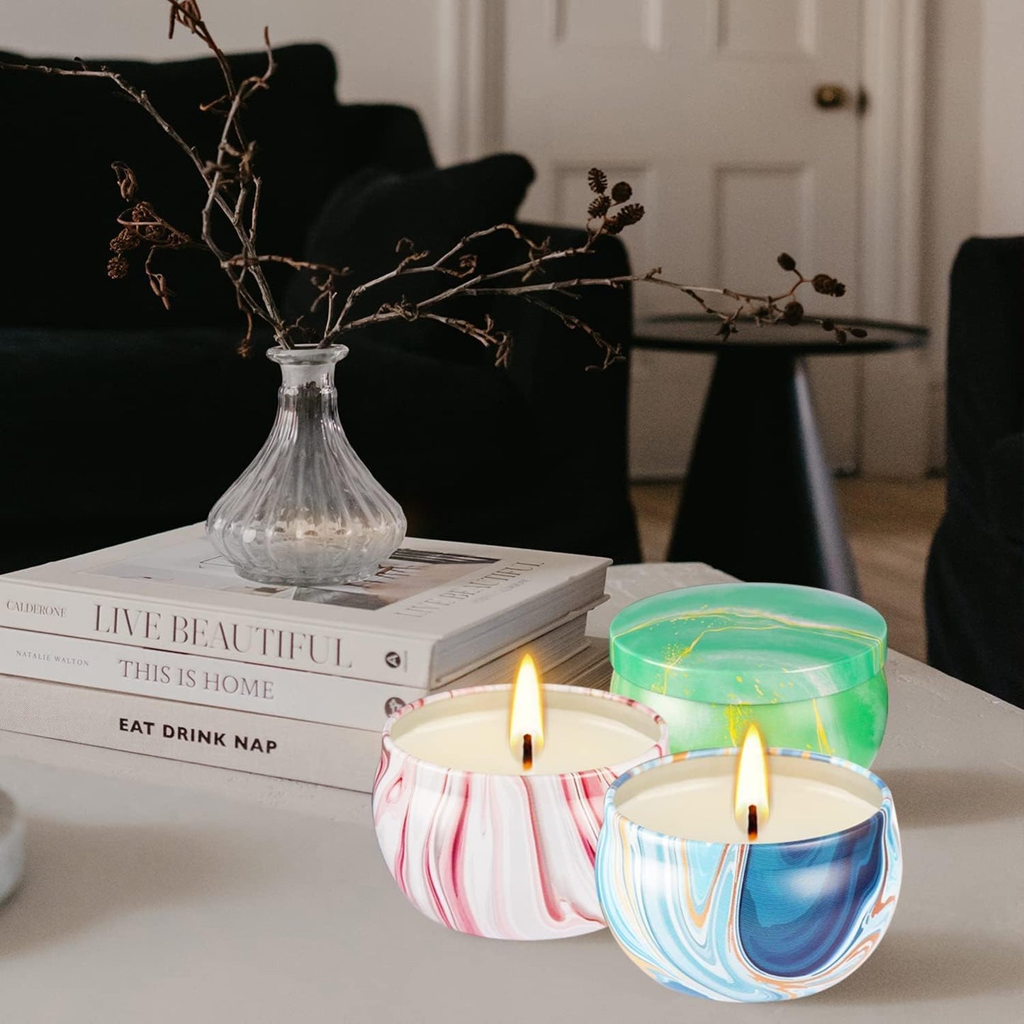 16 Packs Scented Candle Gift Set for Mom | Woman, 2.5oz Jar Candles for Home Scented Bath Yoga, Natural Soy Wax, Fragrance Candle for Mothers Day, Birthday, Valentine's Day…