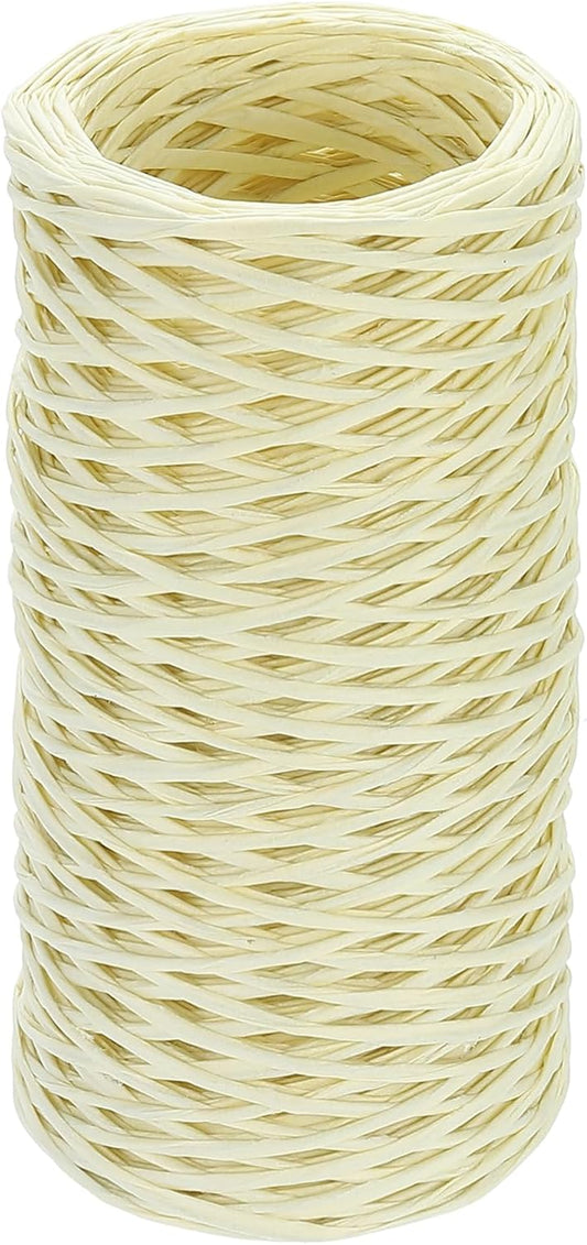uxcell 164 Feet Floral Wire, 1mm Vine Bind Wire for DIY Crafts Flower Bouquet Christmas Wreaths Light Yellow