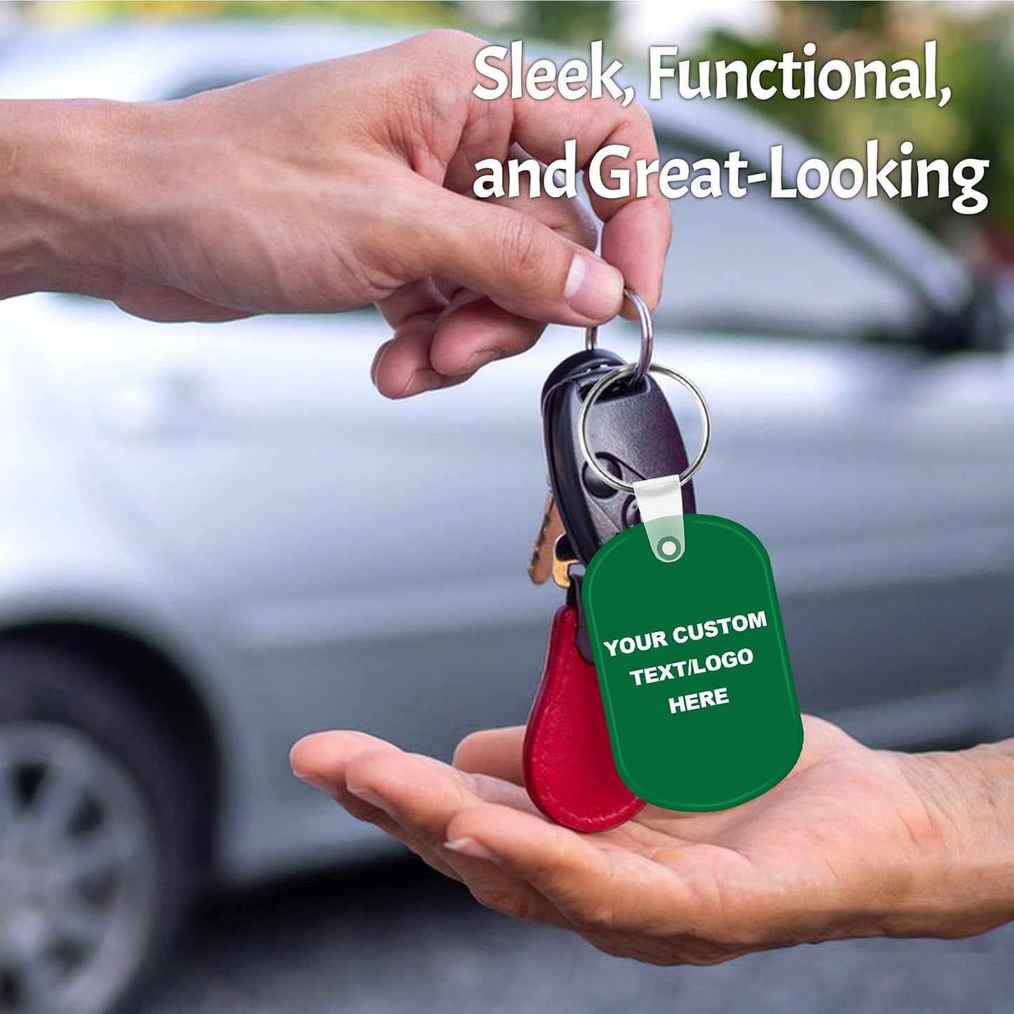 Custom Oval Soft Keychains 150 Pack, Personalized Logo, Text Bulk - Perfect for Tradeshows, Party Favors, Campaign Gifts - Customizable Key Tags