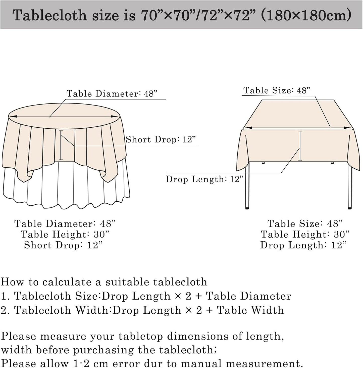 ShinyBeauty Square Tablecloth 72x72-Inch Sequin Tablecloth Overlay Baby Blue Table Cover Sequined Table Cloths for Wedding Light Blue Shimmer Tablecloth Linen Square Table Overlay for Cocktail/Cake