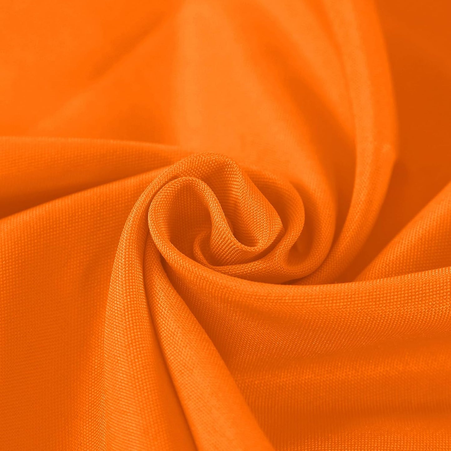 Fokitut 2 Pack Waterproof Round Tablecloth, 120 Inch, Stain Resistant and Wrinkle Polyester Table Cloth, Fabric Table Cover for Kitchen Dining, Wedding, Party, Holiday Dinner-Orange