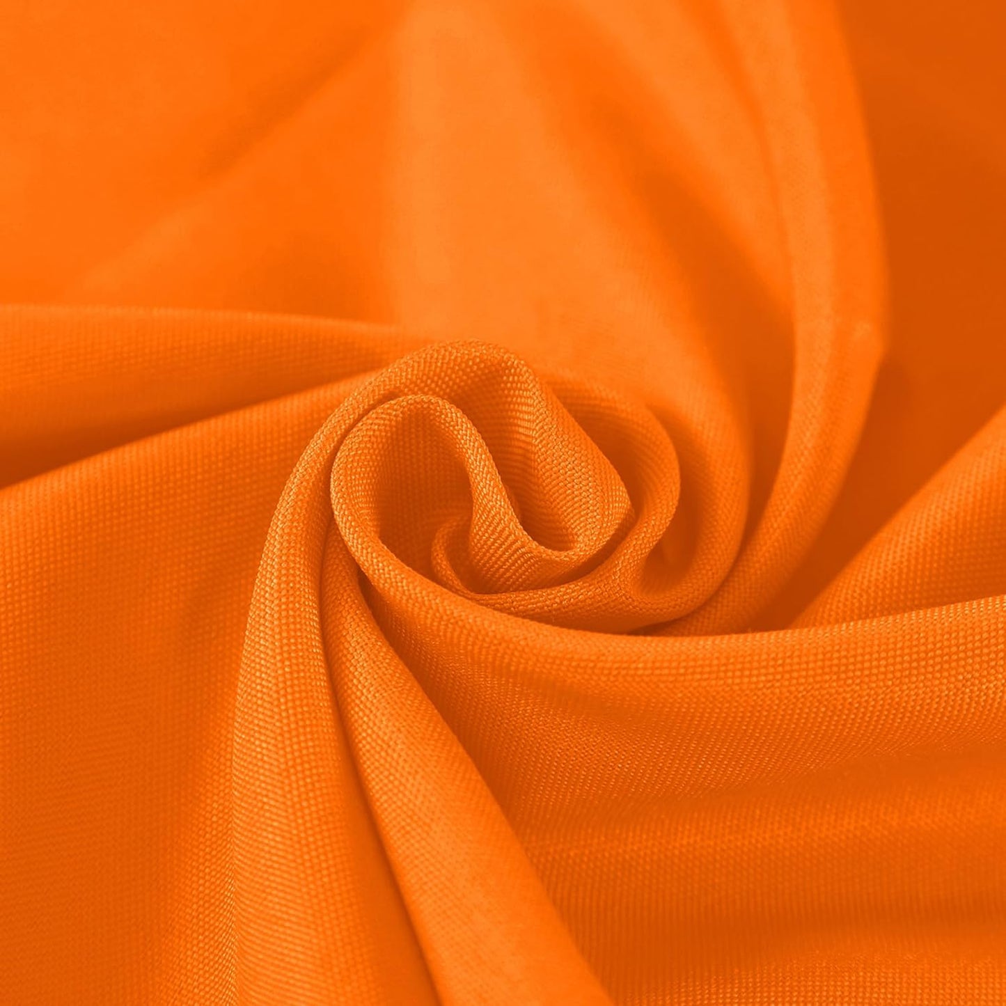 Fokitut 2 Pack Waterproof Round Tablecloth, 132 Inch, Stain Resistant and Wrinkle Polyester Table Cloth, Fabric Table Cover for Kitchen Dining, Wedding, Party, Holiday Dinner-Orange