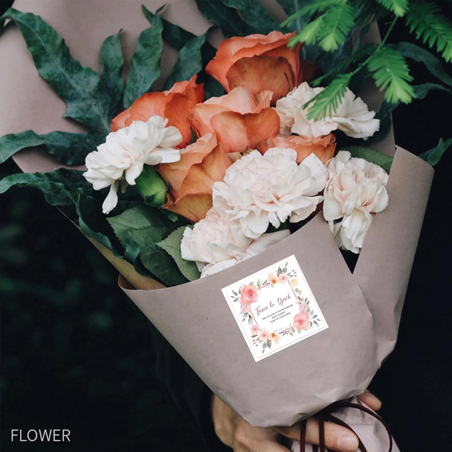 Custom Stickers Personalized Stickers Lables for Businesses Logo and Name,Birthday Party Wedding Favors Labels Custom Thank You Stickers