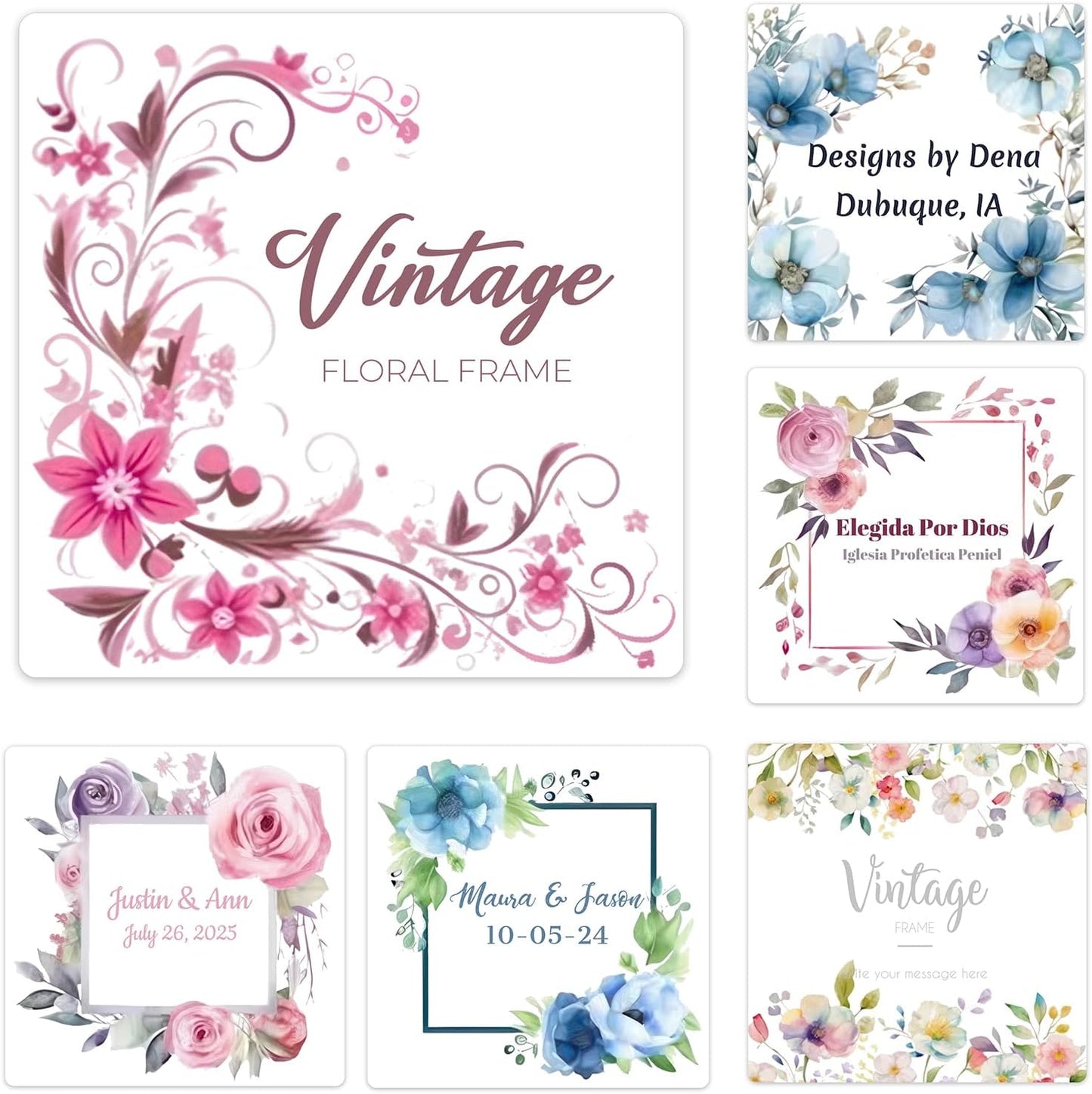 Custom Stickers Personalized Stickers Lables for Businesses Logo and Name,Birthday Party Wedding Favors Labels Custom Thank You Stickers