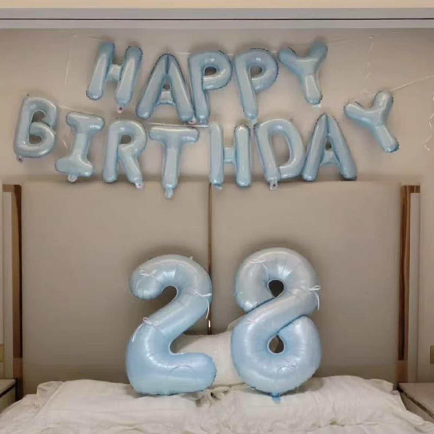 40 Inch Light Blue Number 0 Balloon Foil Balloons 0 for Kids Birthday Party Large Self Inflating Light Blue Foil Number Balloons (Blue No 2) …