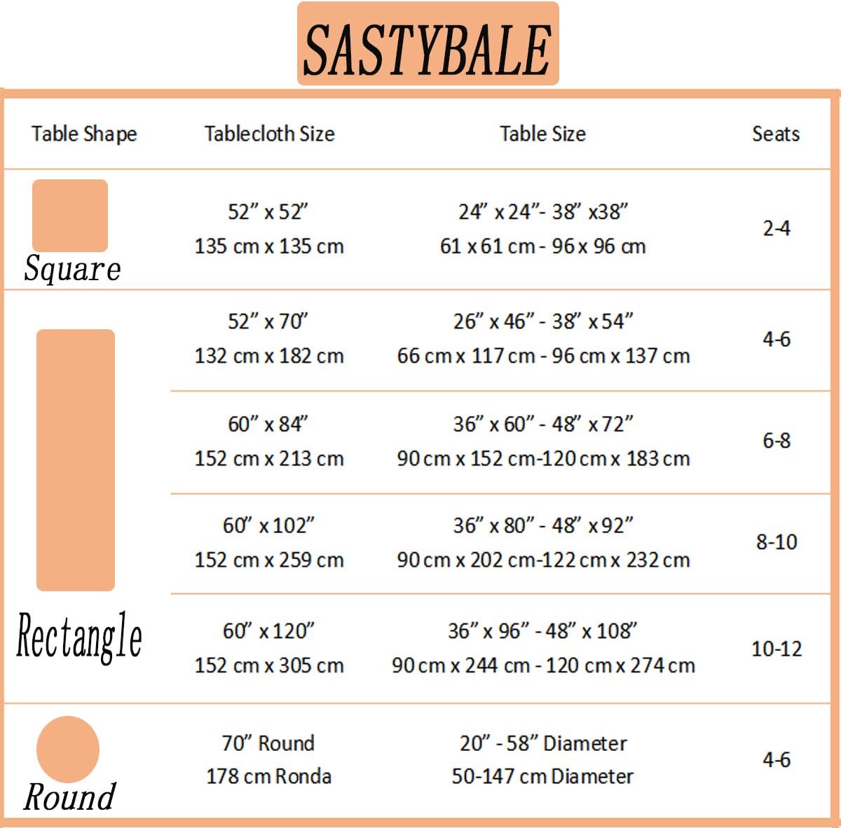 SASTYBALE Jacquard Rectangle Tablecloth, Rusty Spill-Proof Wrinkle Resistant Damask Table Cloth, Soft Polyester Oblong Table Cover for Kitchen Parties Thanksgiving - 60 x 120 Inch Rust