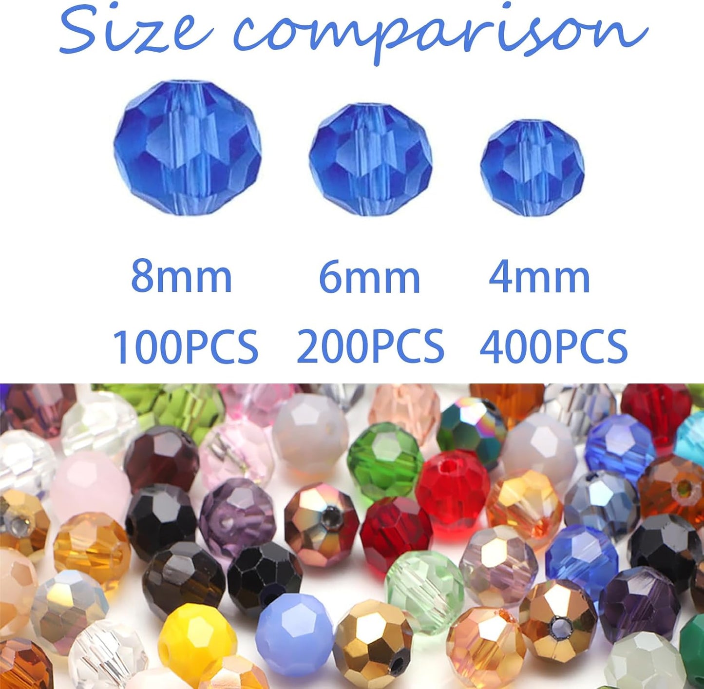 100PCS 8MM Crystal Glass Beads for Jewelry Making Pink Series Rondelle Facted Crystal Glass Beads for Bracelet Making Round Glass Spacer Beads for DIY Crafts Wind Chimes Suncatchers