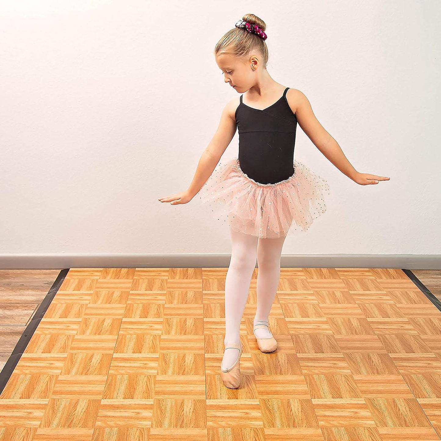 IncStores 12" x 12" Practice Dance Tiles (Oak, 36-12"x12" Tiles)