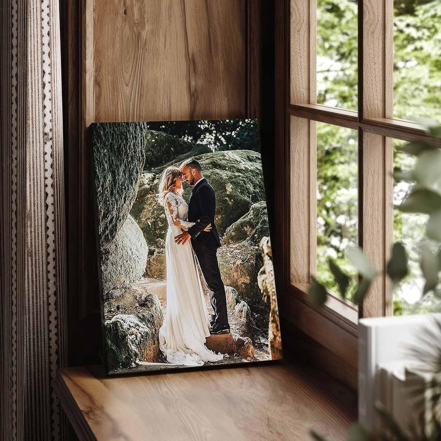 Personalized Custom Canvas Prints: Photo On Canvas (Framed Canvas, 12x12) Transform Your Photos into Stunning Framed Wall Art Digitally Printed Photo To Canvas Ideal for Home Decor