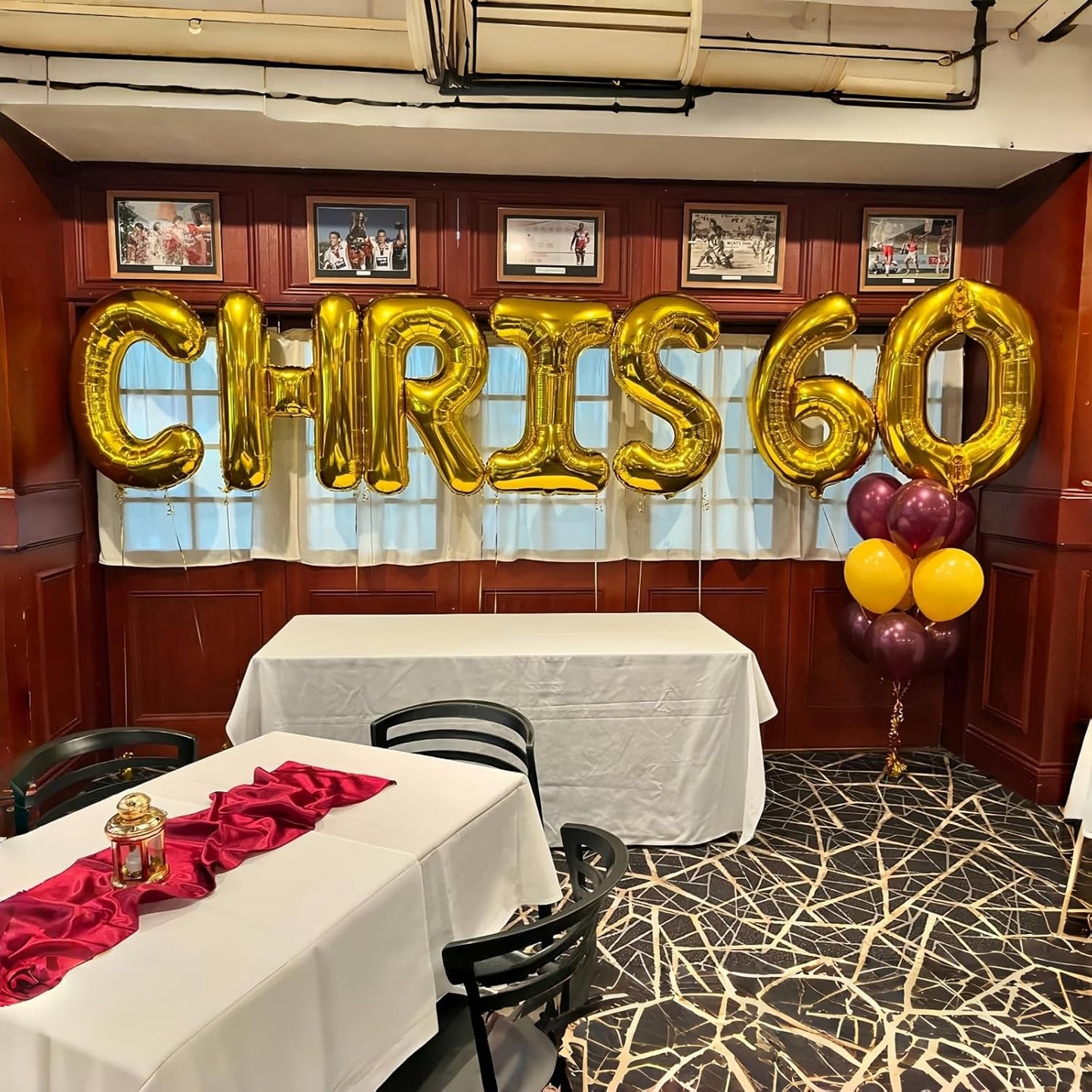 Giant S Alphabet Name Balloon, Gold Self Inflating Custom Letter Balloons Birthday Decor, 40 Inch Helium Mylar Foil Word Balloons Letters for Girls Men Anniversary Party Graduation Decoration Supplies
