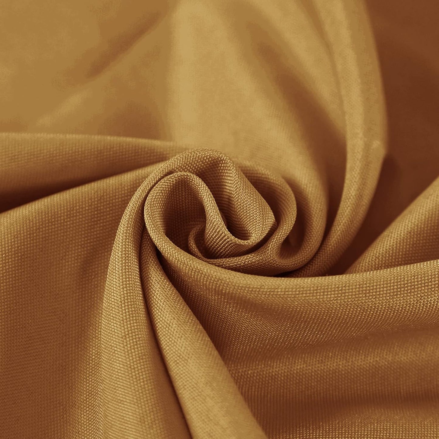 Fokitut 2 Pack Waterproof Round Tablecloth, 108 Inch, Stain Resistant and Wrinkle Polyester Table Cloth, Fabric Table Cover for Kitchen Dining, Wedding, Party, Holiday Dinner-Gold