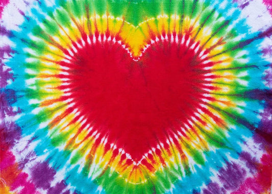 Hippie Backdrop 12x8ft 60s 70s Backgrounds Tie Dye Theme Party Decorations Hippie Supplies Photo Booth Props