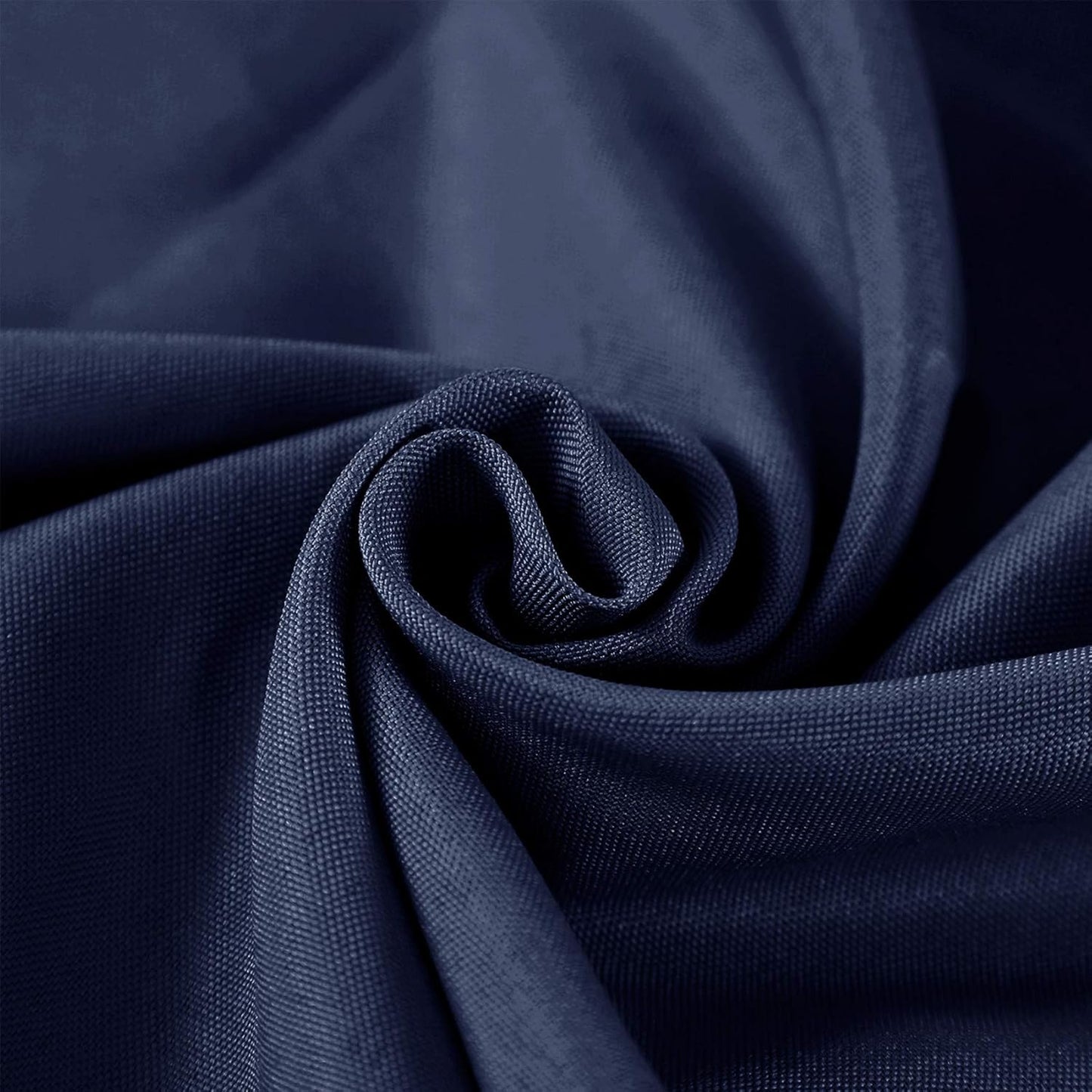 120 inch Round Tablecloth Washable Polyester Table Cloth Decorative Table Cover for Wedding Party Dining Banquet（120 inch,Navy）
