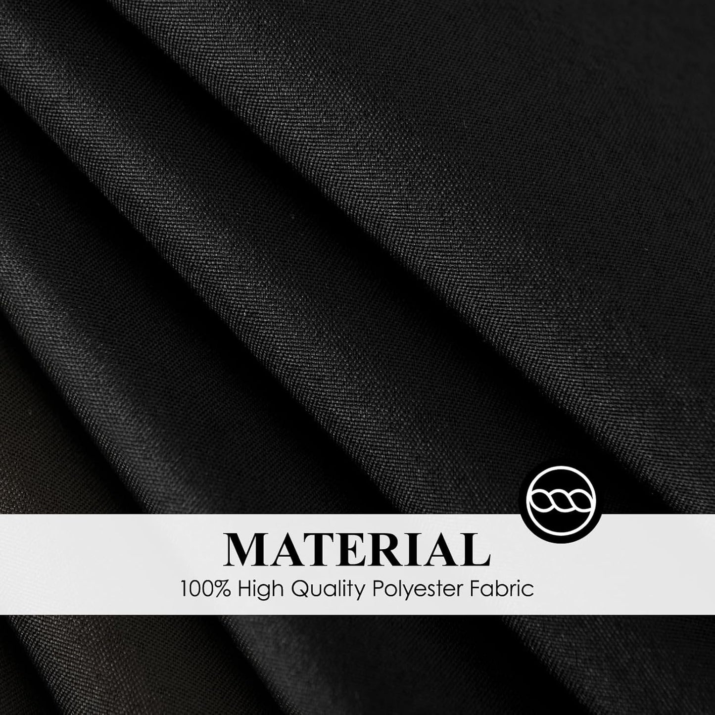 Round Tablecloth 120 Inch Black Tablecloths Washable Decorative Linen Polyester Table Clothes Cover for Dining Table Banquets Buffet Parties and Wedding