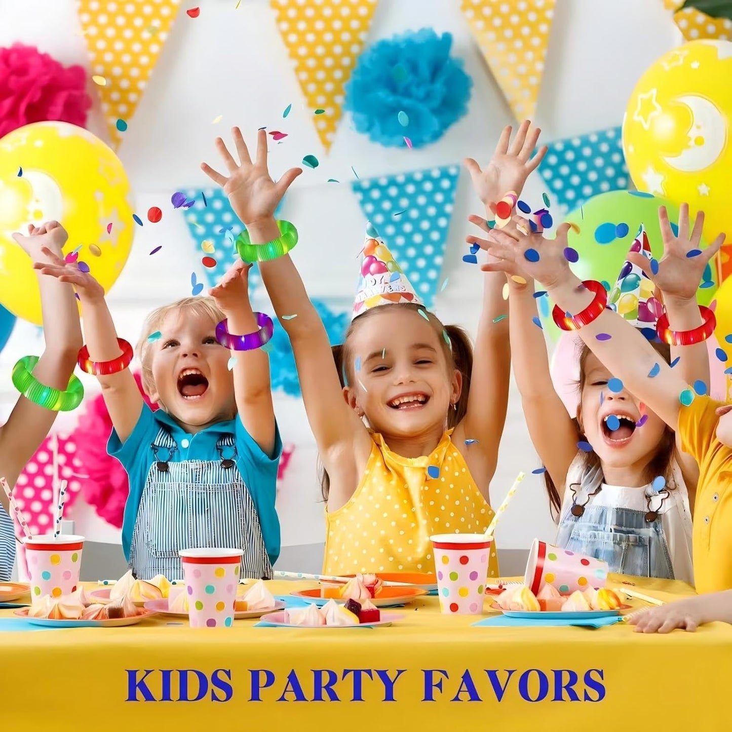 Red 12 Pack Light Up Party Favors Supplies,Bulk Glow Sticks Bracelet,Necklace Accessories for Kids,Birthday Return Gifts Treats,Easter Basket Goodie Bag Stuffer Fillers for Boys Girls