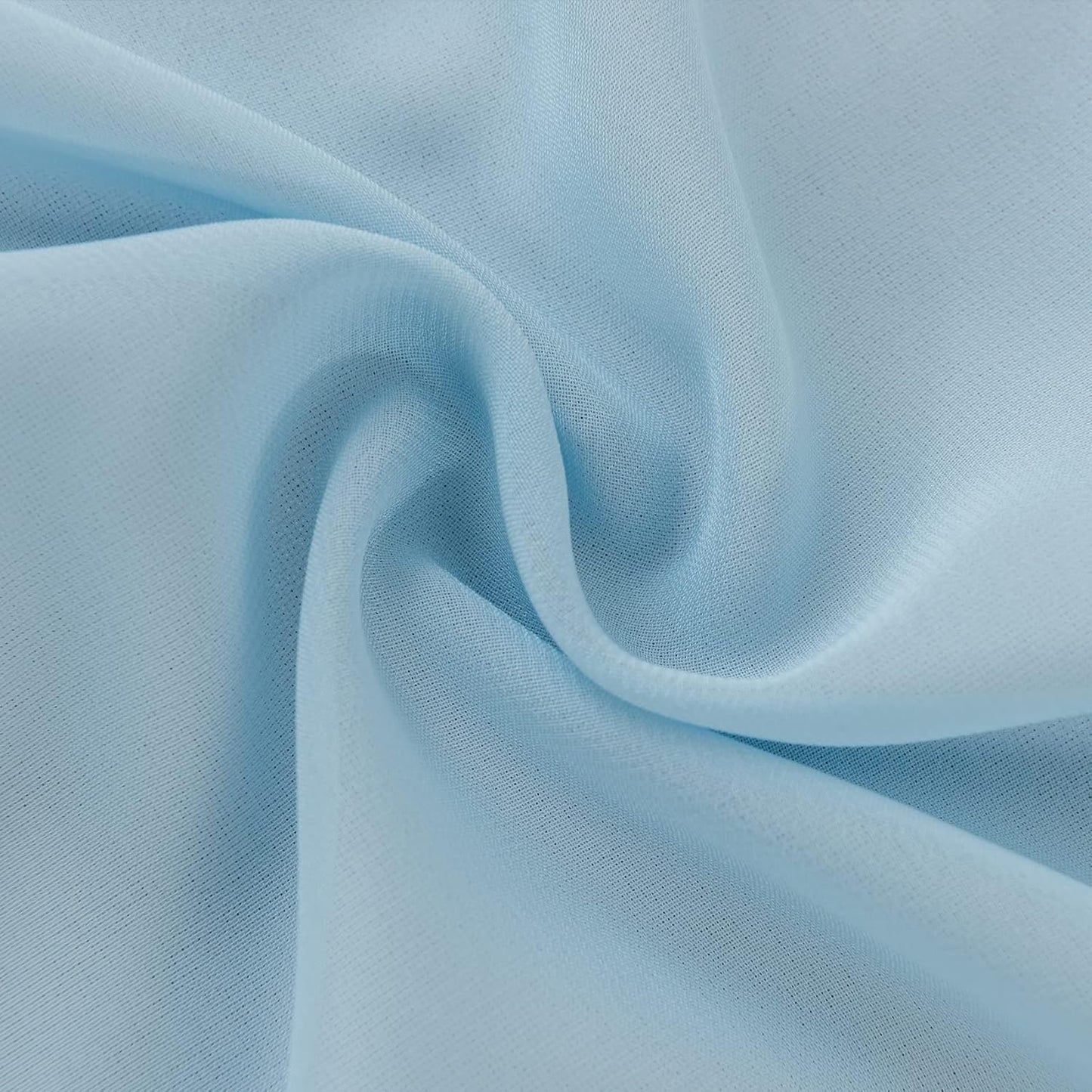 12Pack 9ft Chiffon Table Runner 14x108 Inch Sheer Romantic Table Runner for Wedding Birthday Party Bridal Shower Outdoor Decoration-Blue Mist