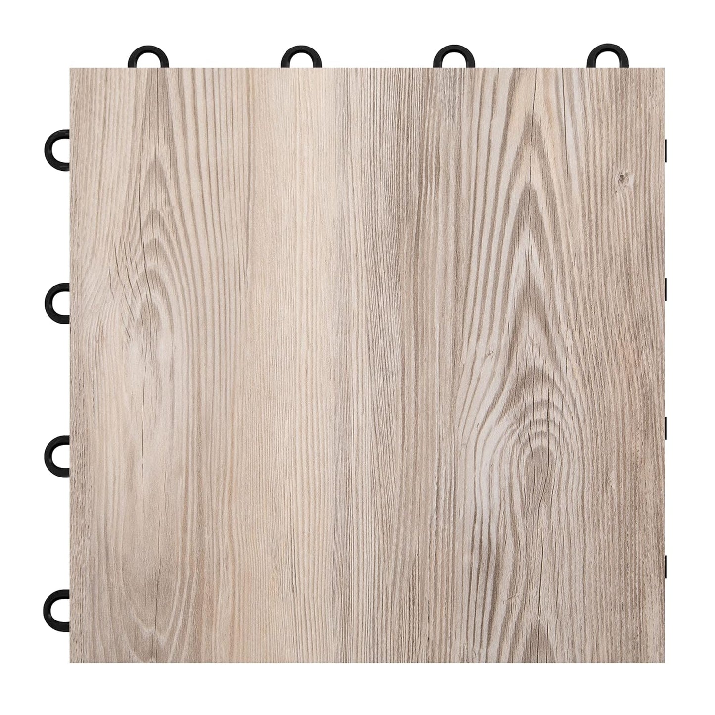 IncStores 3/8 Inch Thick Practice Dance Floor Tiles | Printed Plastic Dance Flooring for Practice and Performance of Countless Dance Styles | Beachwood, 40 Tiles