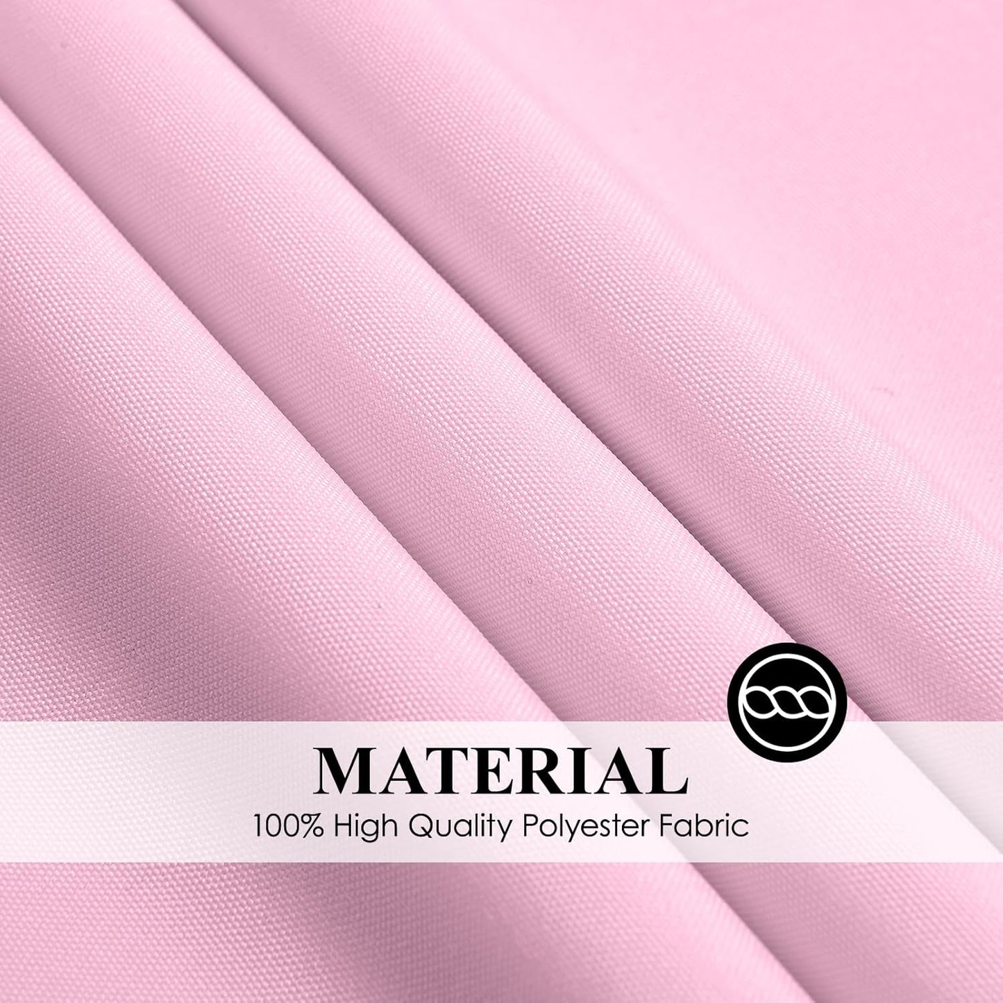 Round Tablecloth 6 Pack 108 Inch Pink Tablecloths Washable Decorative Linen Polyester Table Clothes Cover for Dining Table Banquets Buffet Parties and Wedding