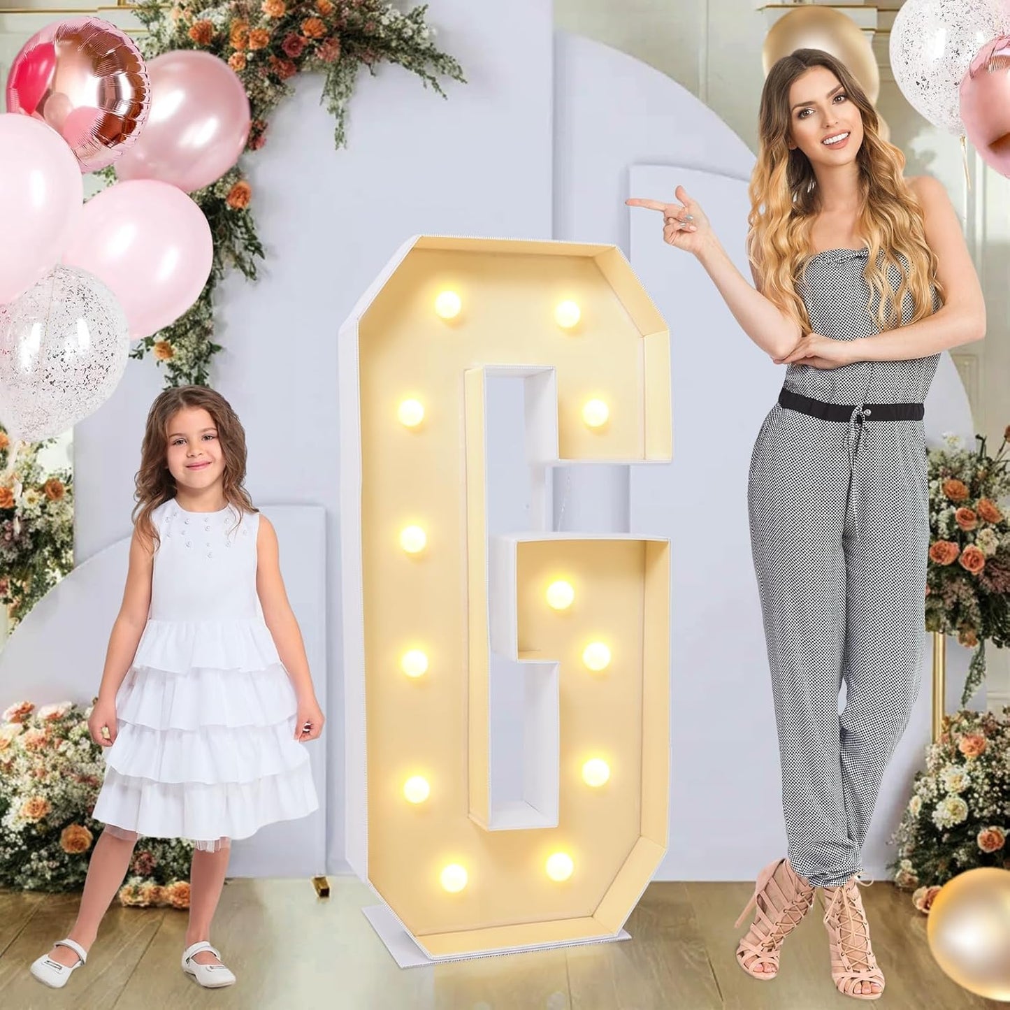 4ft Marquee for Letter G, Large Light Up Letters, Multifunctional Party Decor, 48 inches