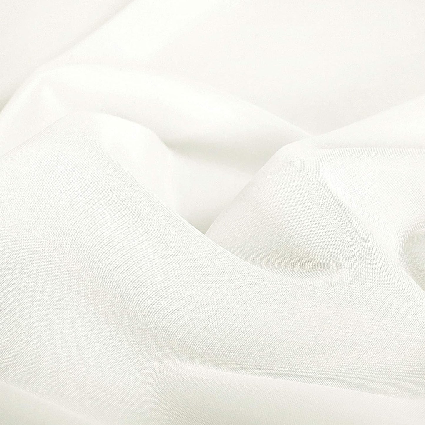 Ascoza 2pack 108 Inch Ivory Round Tablecloth in Polyester Fabric for Wedding/Banquet/Restaurant/Parties