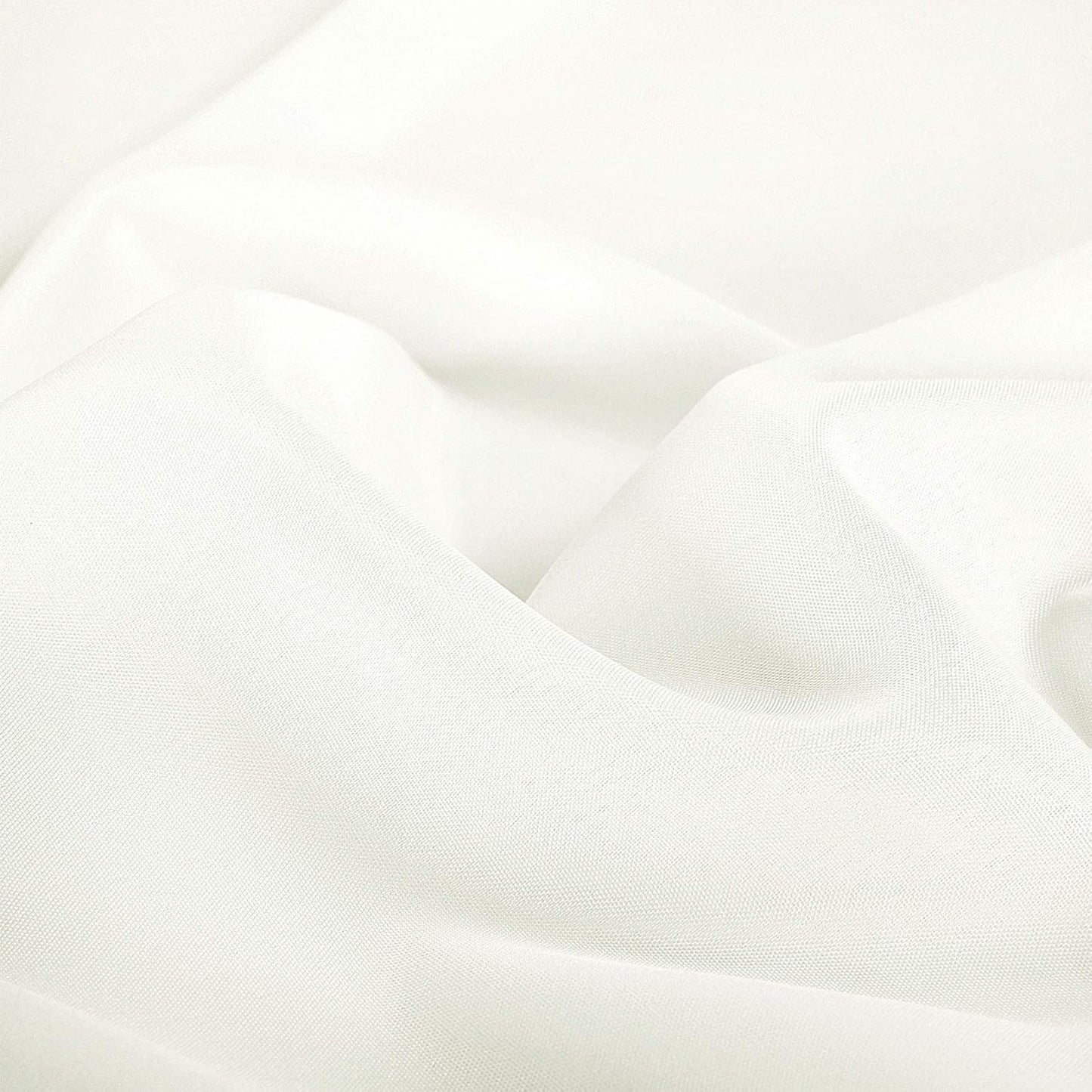 Ascoza 2pack 132 Inch Ivory Round Tablecloth in Polyester Fabric for Wedding/Banquet/Restaurant/Parties