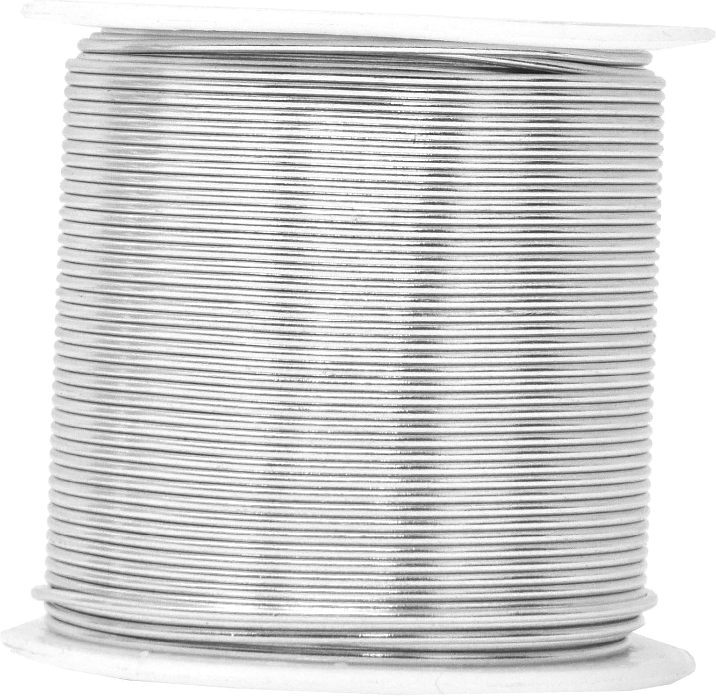 Mandala Crafts 18 Gauge Anodized Aluminum Craft Wire for Jewelry Making - 450 FT Colored Flexible Silver Black Gold Purple Red Kelly Green Wire - Bendable for Bonsai Armature Crafting Sculpting