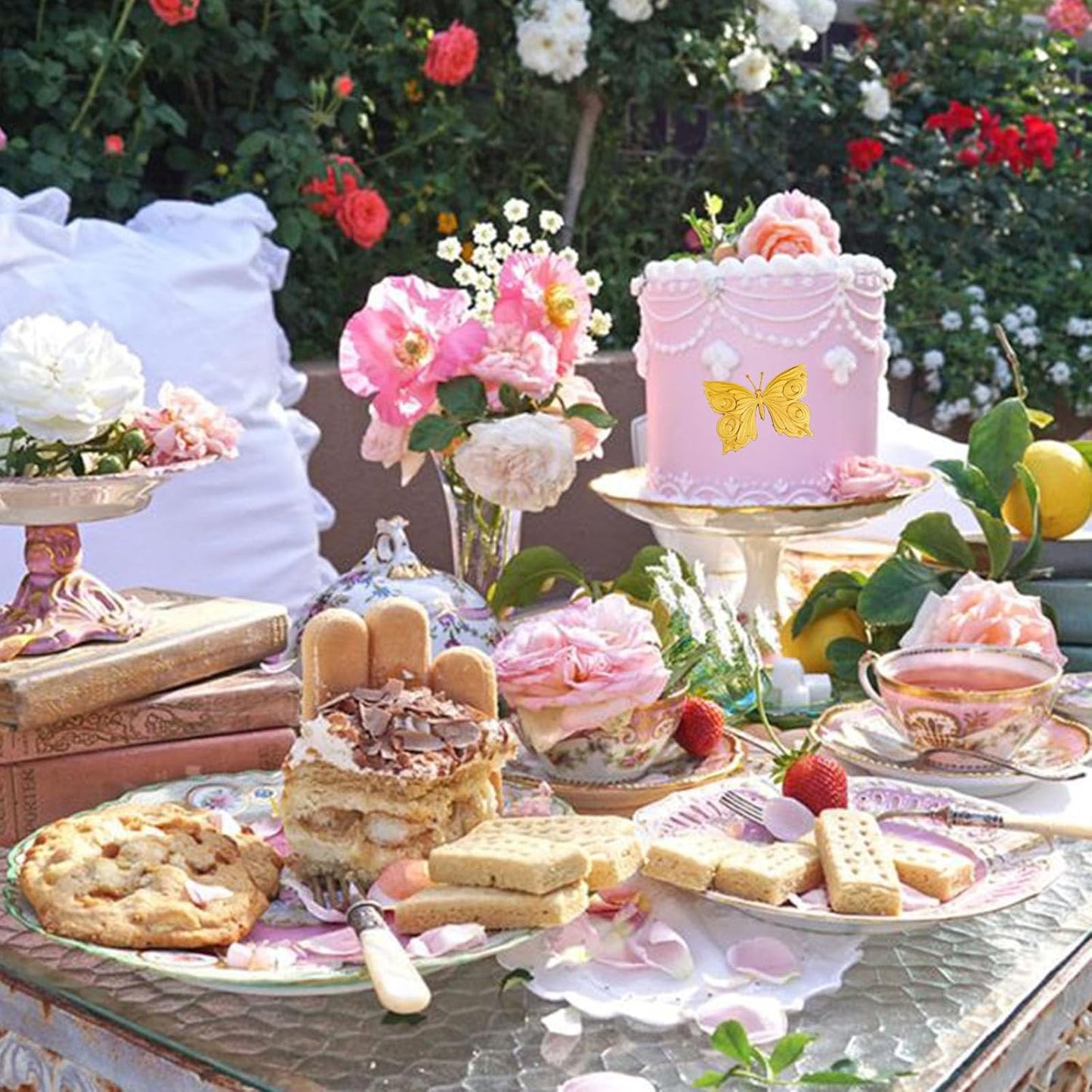 1Pcs 3D Butterfly Silicone Mold, Non-Stick Butterfly Cake Decoration Fondant Molds, for Kitchen Baking, Chocolate, Candy, Biscuits, Flower Paste, Resin Mold, Clay Modeling, Home Decor