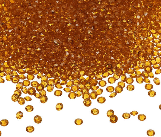 PATIKIL 10000 Pcs Wedding Table Scatter Confetti Crystals 4.5mm Acrylic Diamonds Vase Fillers Gems for Table Centerpiece Decorations Party Vase Beads, Coffee