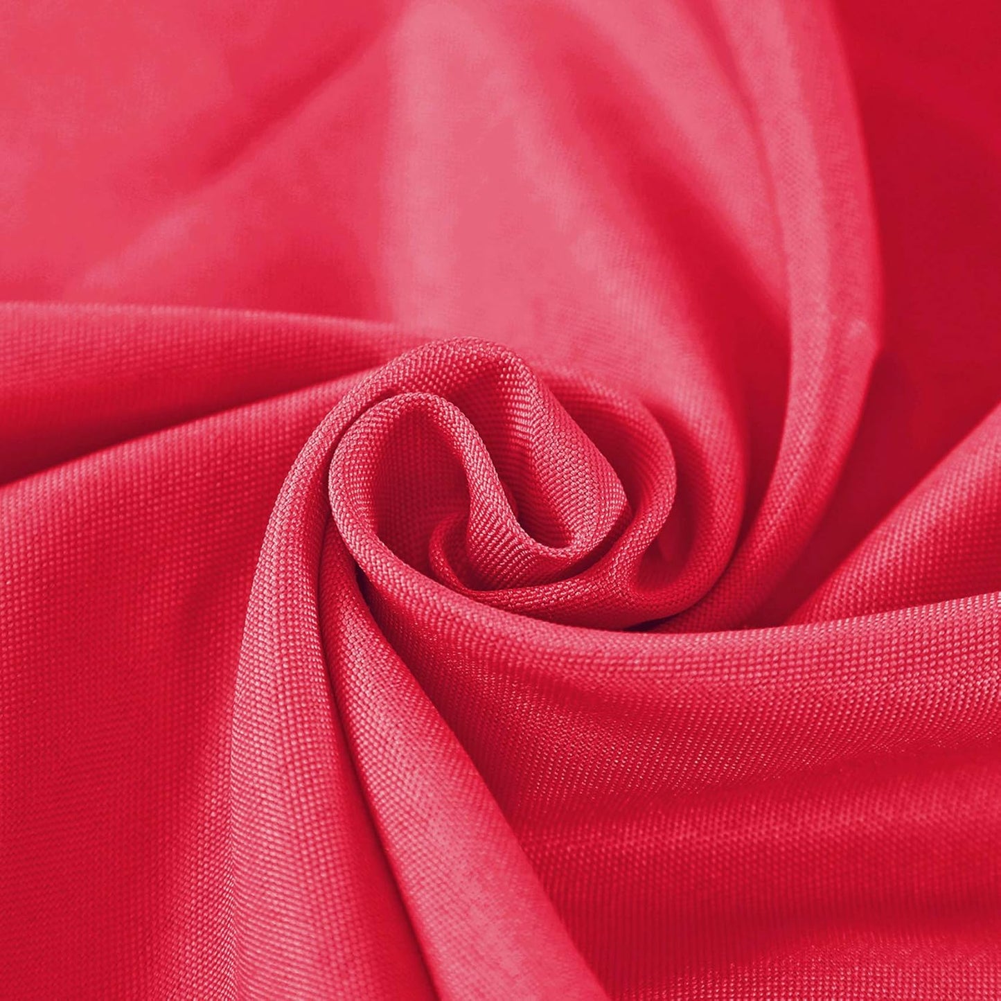 Cupuamon 120 inch Round Tablecloth Washable Polyester Table Cloth Decorative Table Cover for Wedding Party Dining Banquet（120 inch,Red）