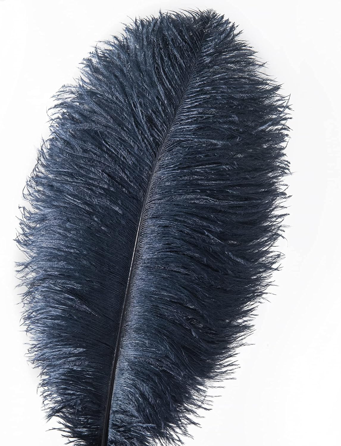 Ballinger Navy Blue Ostrich Feathers Plumes - 24pcs 10-12inch Craft Feathers for Wedding Party Centerpieces Halloween Decorations