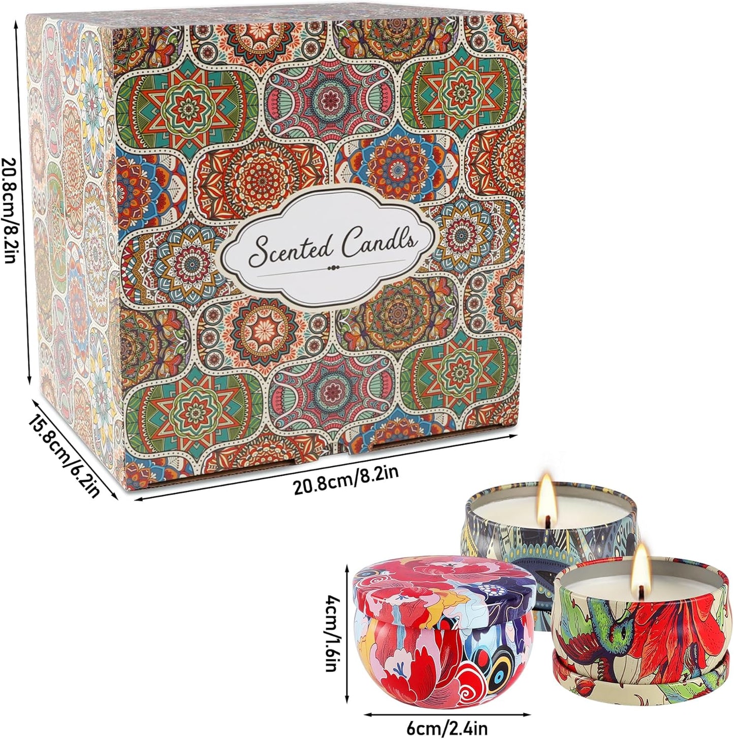 36-Pack Scented Candles Gift Set – 2.5oz Long-Lasting Soy Wax Candles with Essential Oils | Aromatherapy for Relaxation, Stress Relief & Sleep | Home Decor, Gifts for Women, Mom, Wife, Friends