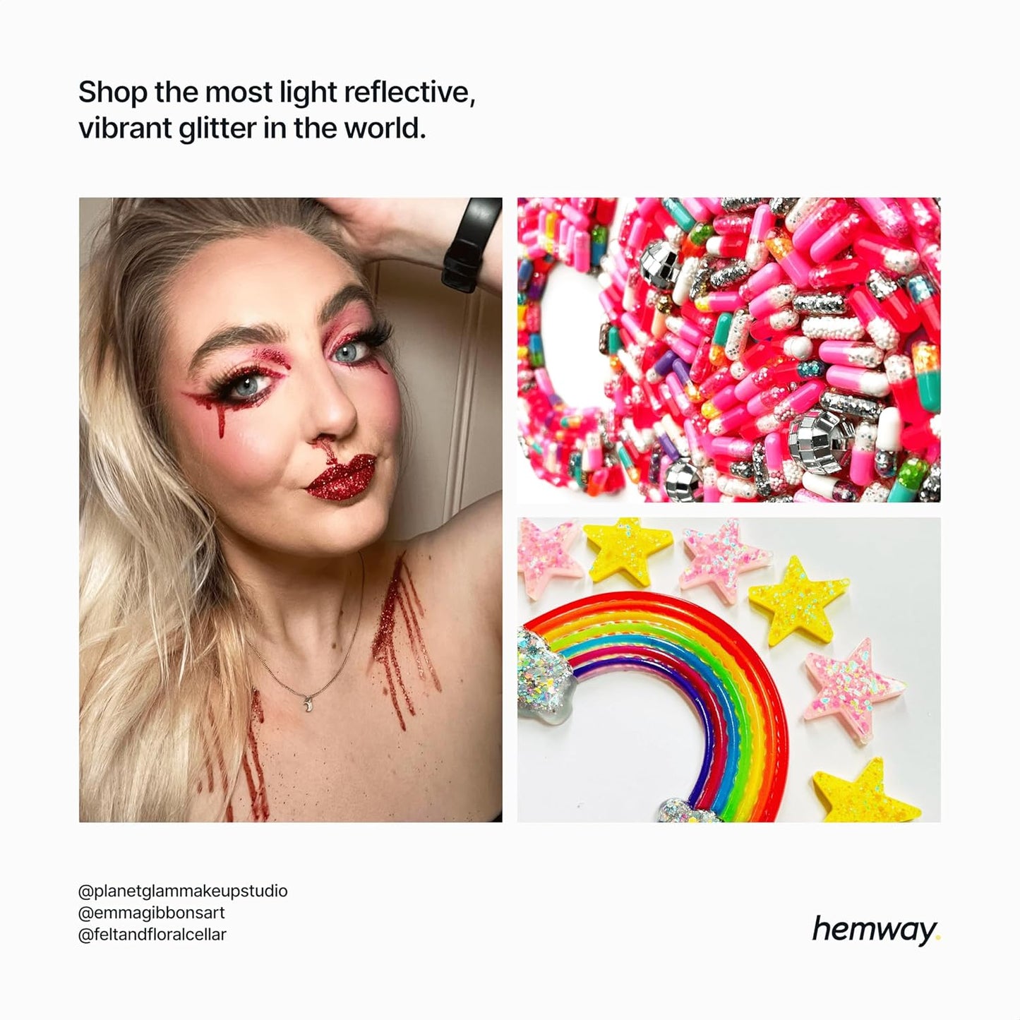 Hemway Biodegradable Glitter Eco Friendly - 100g/3.5oz Bio Cosmetic Safe Sparkle Vegan for Face Eyeshadow Body Hair Festival Makeup Craft - Chunky (1/40" 0.025" 0.6mm) - Red