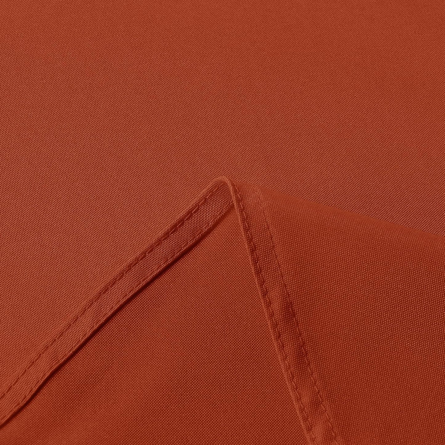 sancua 2 Pack Fall Tablecloth 60 x 102 Inch Rust, Rectangle Thanksgiving Burnt Orange Table Cloth for 6 Feet Tables - Stain and Wrinkle Resistant Washable Polyester Table Cover for Dining Parties