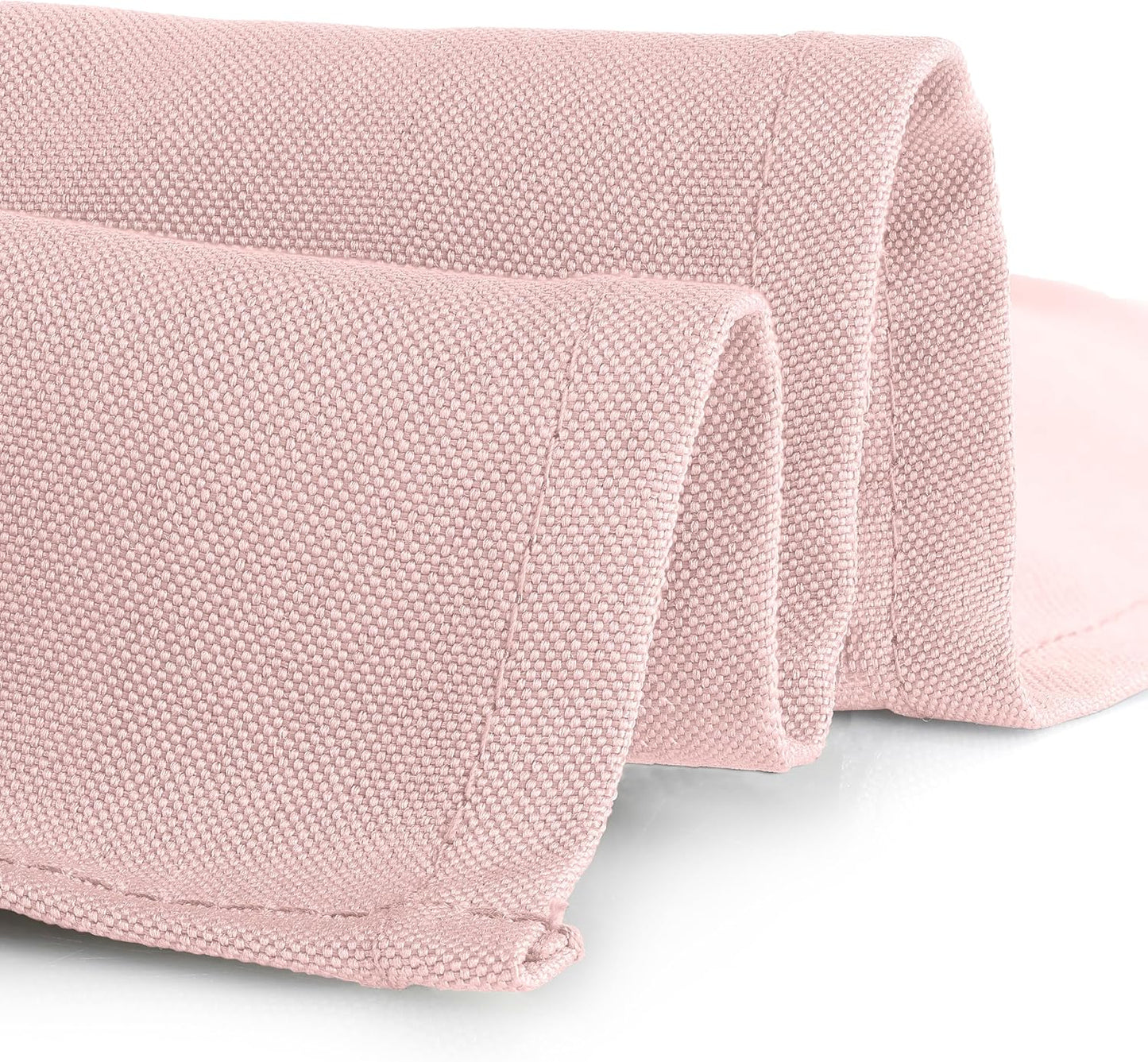 Gee Di Moda Square Tablecloth - 85 x 85 Inch Pink Table Cloth for Large Square or Round Tables - Heavy Duty Washable Fabric - for Buffet Table, Holiday Party, Dinner, Wedding & Baby Shower