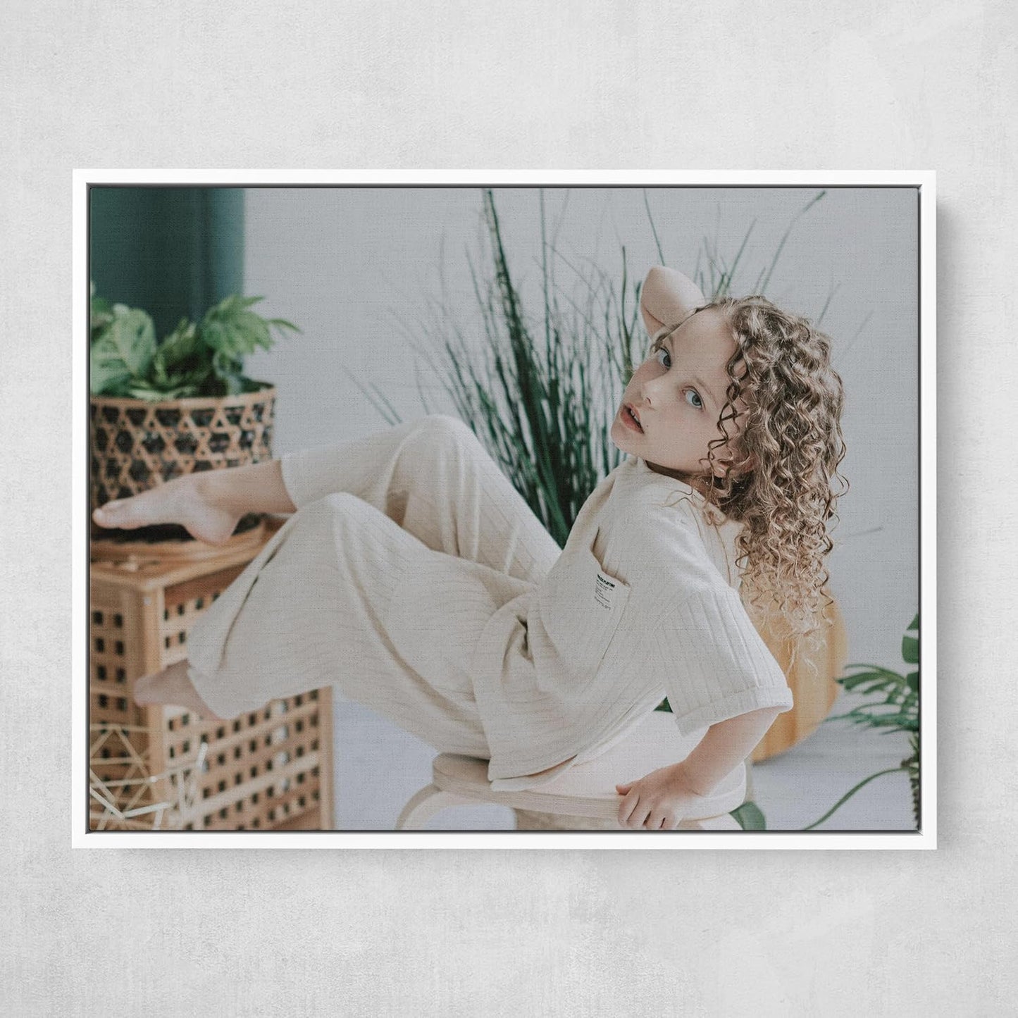 Personalized Custom Canvas Prints: Photo On Canvas (White, 16x16) Transform Your Photos into Stunning Framed Wall Art Digitally Printed Photo To Canvas Ideal for Home Decor, Gifts Keepsakes.