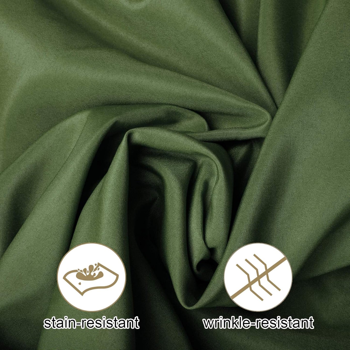 Ascoza 2pack 90 Inch Willow Round Tablecloth in Washable Polyester Fabric for Wedding/Banquet/Restaurant/Parties