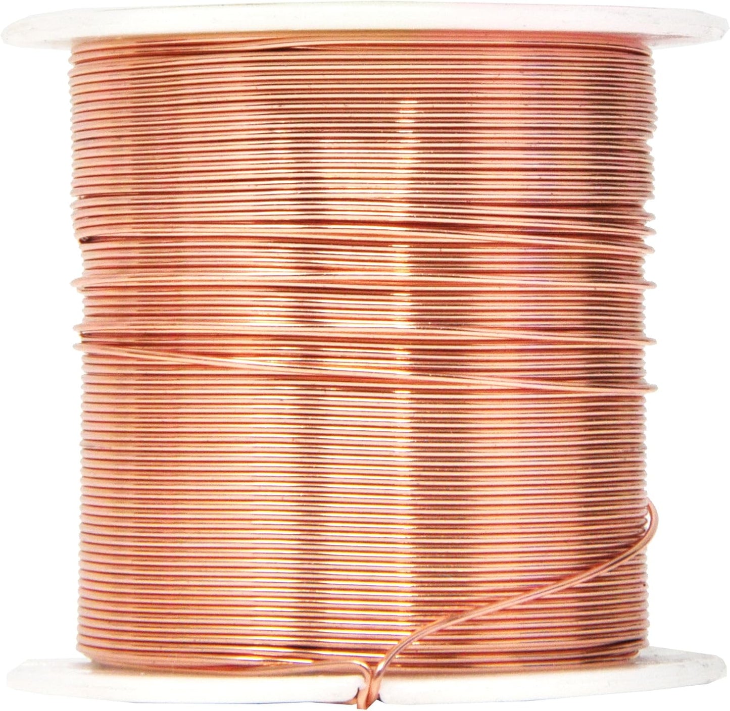 Mandala Crafts 22 Gauge Anodized Aluminum Craft Wire for Jewelry Making - 450 FT Colored Flexible Silver Copper True Blue Brown Red Kelly Green Wire - Bendable for Bonsai Armature Crafting Sculpting