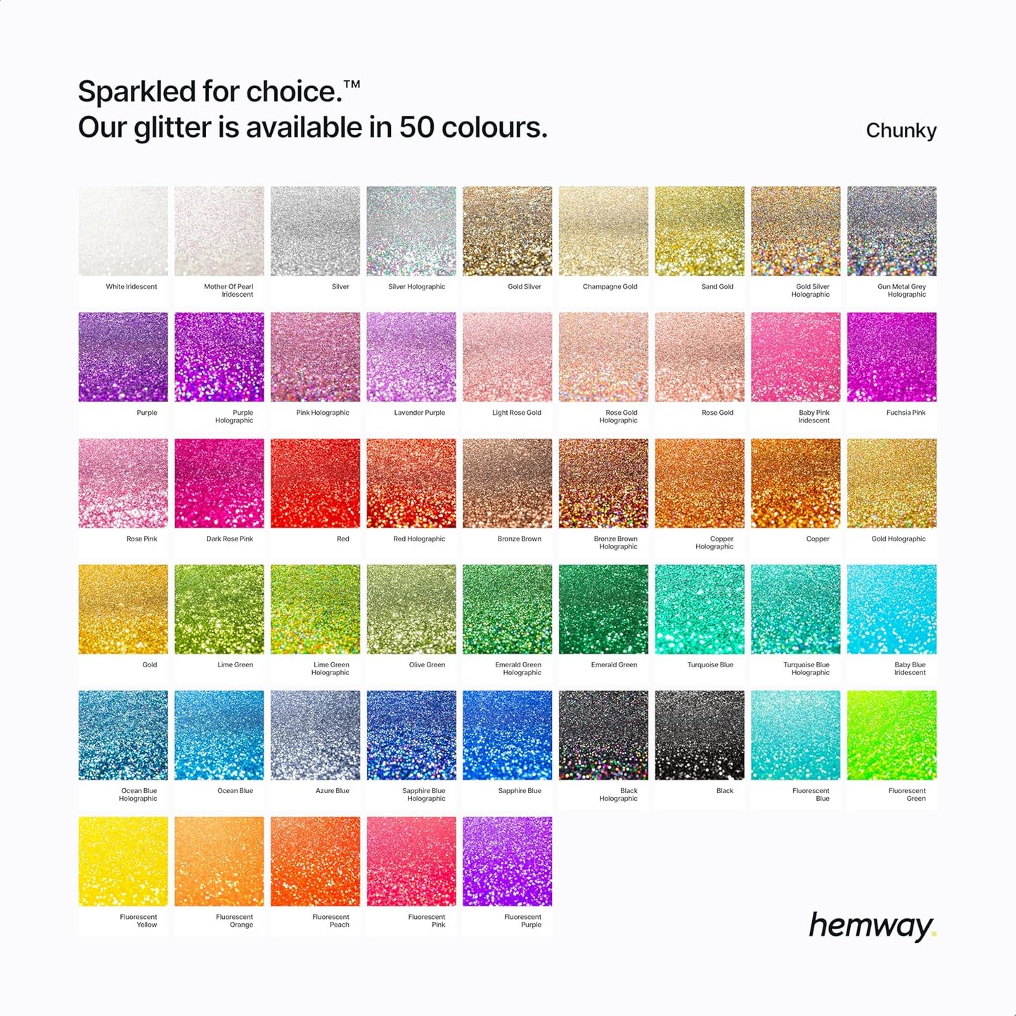 Hemway Eco Friendly Biodegradable Glitter 100g / 3.5oz Bio Cosmetic Safe Sparkle Vegan for Face, Eyeshadow, Body, Hair, Nail and Festival Makeup - Chunky (1/40" 0.025" 0.6mm) - Purple Holographic