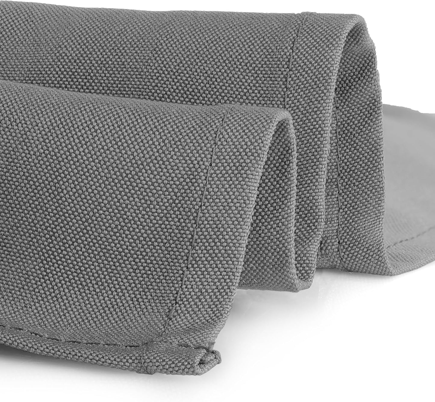 Gee Di Moda Square Tablecloth - 70 x 70 Inch Charcoal Table Cloth for Medium Square or Round Tables - Heavy Duty Washable Fabric - for Buffet Table, Holiday Party, Dinner, Wedding & Baby Shower