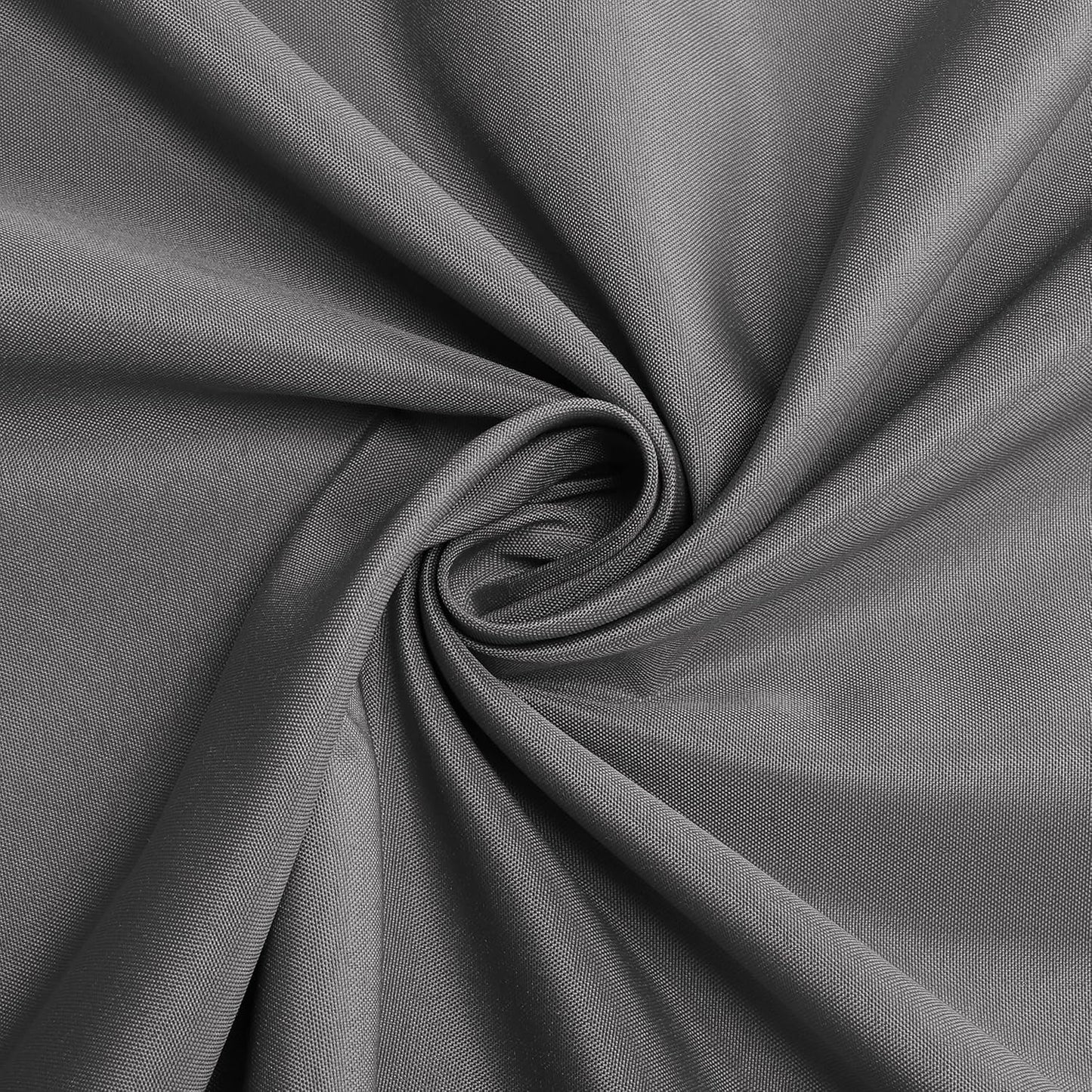 sancua Round Tablecloth - 48 Inch - Water Resistant Spill Proof Washable Polyester Table Cloth Decorative Fabric Table Cover for Dining Tables, Buffet Parties and Camping, Light Grey