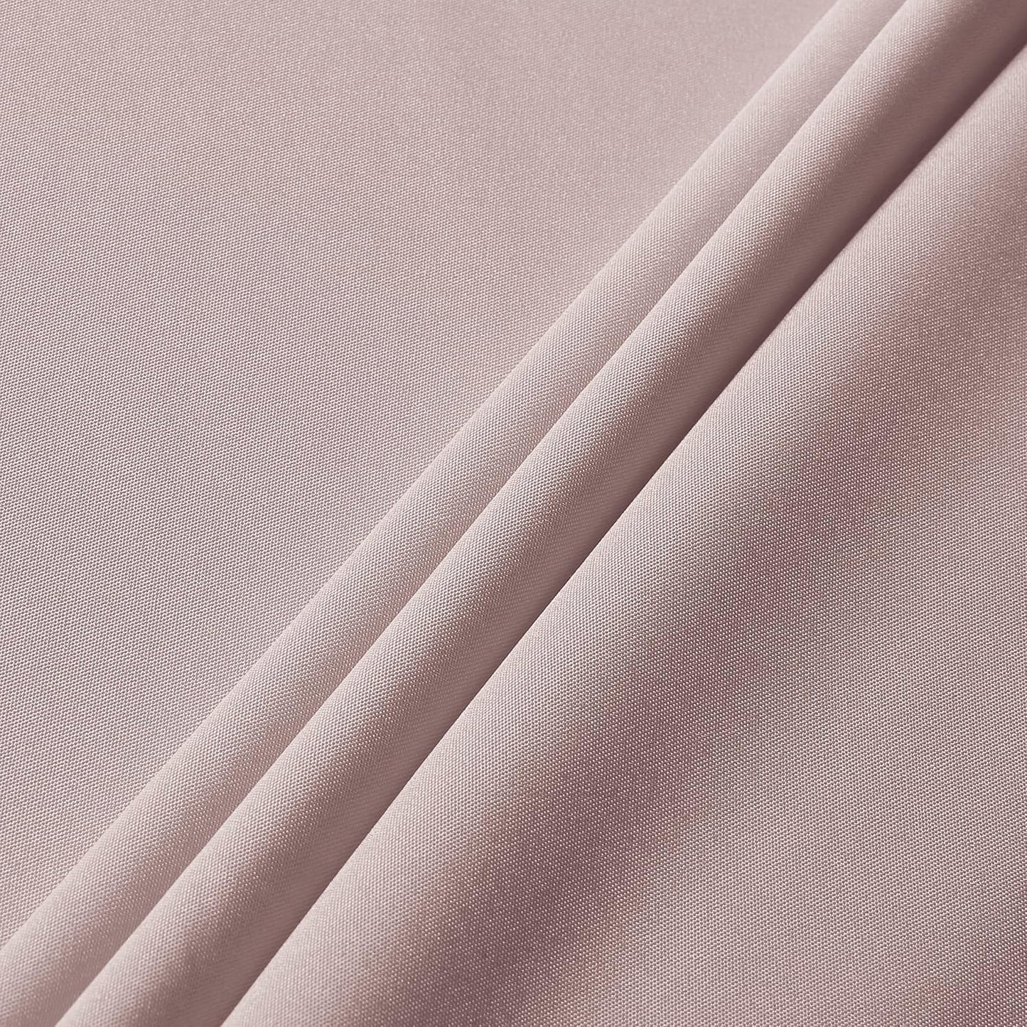 sancua Round Tablecloth - 48 Inch - Water Resistant Spill Proof Washable Polyester Table Cloth Decorative Fabric Table Cover for Dining Tables, Buffet Parties and Camping, Blush