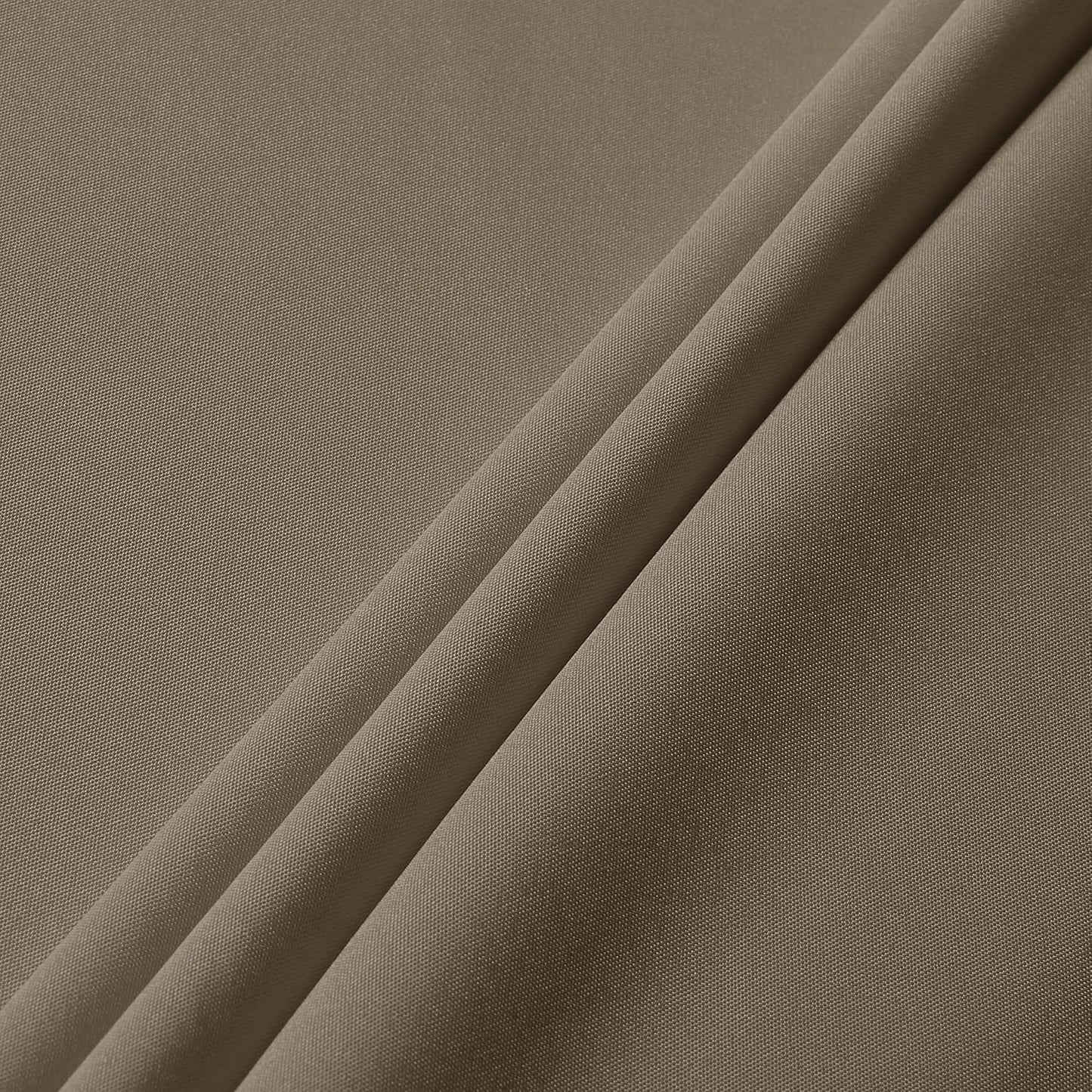 sancua Round Tablecloth - 70 Inch - Water Resistant Spill Proof Washable Polyester Table Cloth Decorative Fabric Table Cover for Dining Tables, Buffet Parties and Camping, Taupe