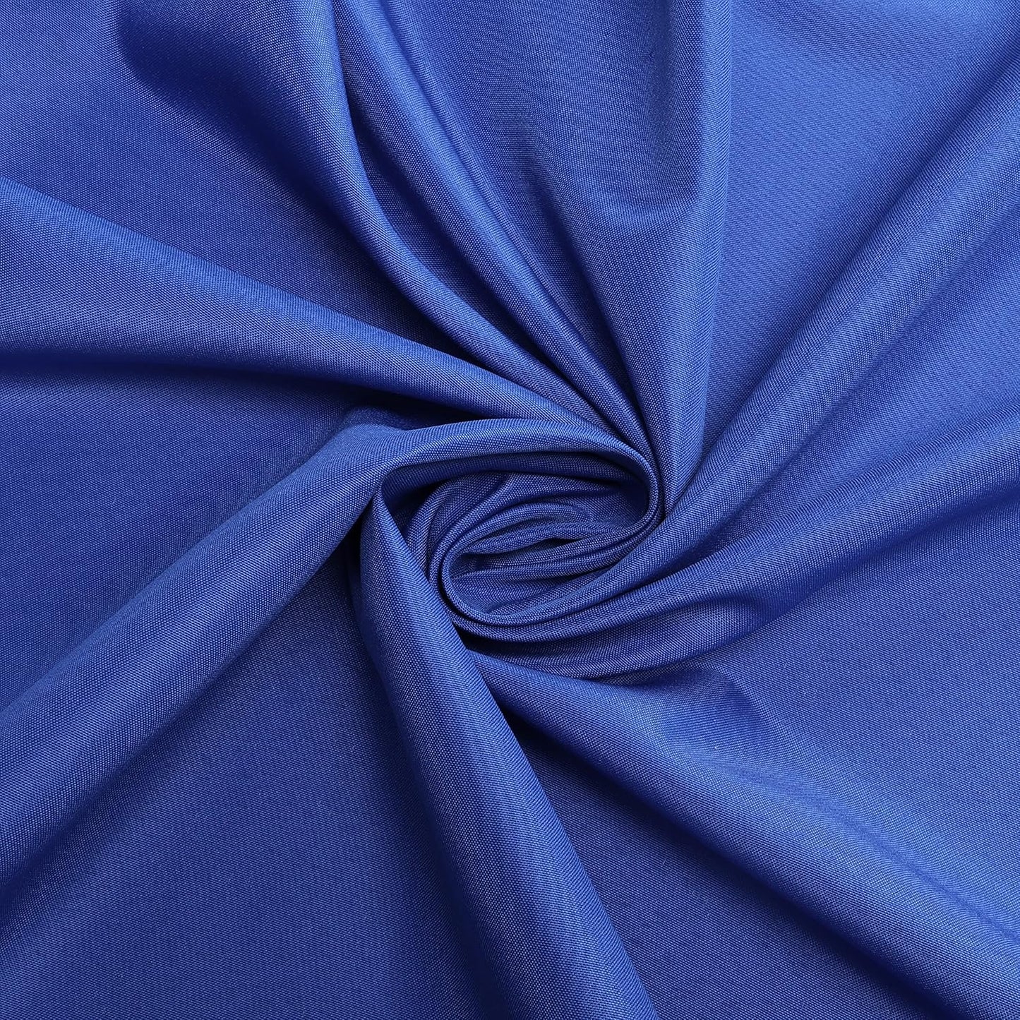 sancua Round Tablecloth - 90 Inch - Water Resistant Spill Proof Washable Polyester Table Cloth Decorative Fabric Table Cover for Dining Tables, Buffet Parties and Camping, Blue