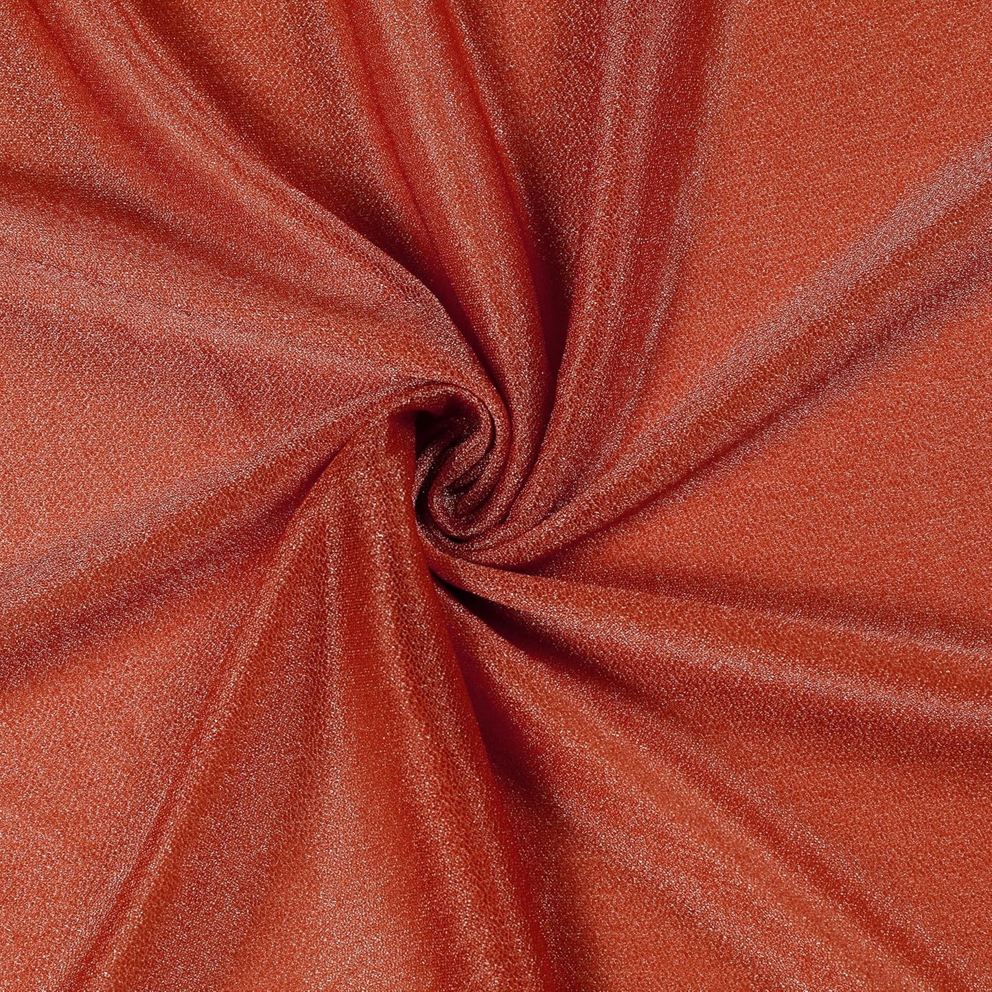 VDS Pack of 1 Panel (30 Inch X 100 Feet) Wedding Arch Draping Fabric Sheer Chiffon Fabric Drapery for Wedding Ceremony Reception Swag Backdrop Canopy Chuppah ARBO Altars Decoration (Terracotta)