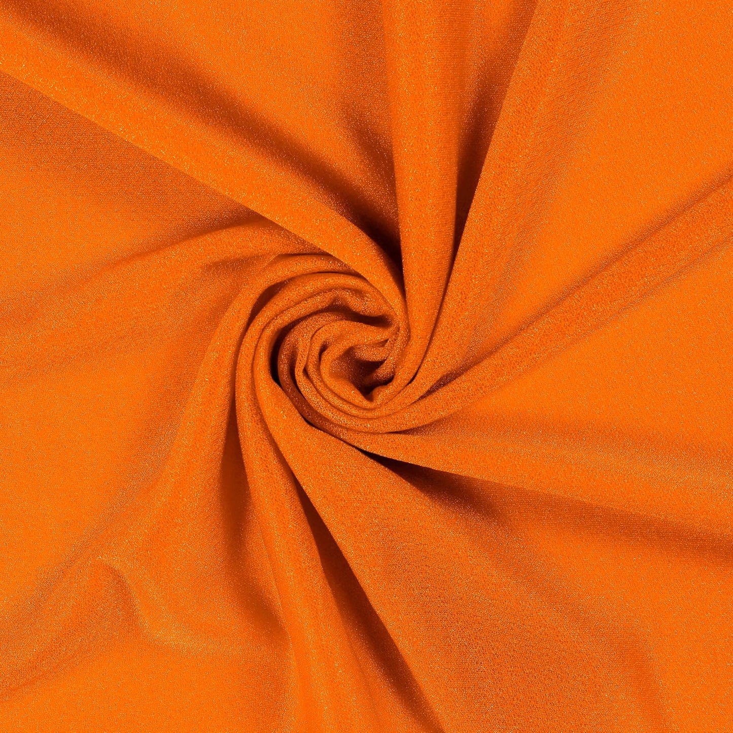 VDS Pack of 1 Panel (30 Inch X 30 Feet) Wedding Arch Draping Fabric Sheer Chiffon Fabric Drapery for Wedding Ceremony Reception Swag Backdrop Canopy Chuppah ARBO Altars Decoration (Orange)